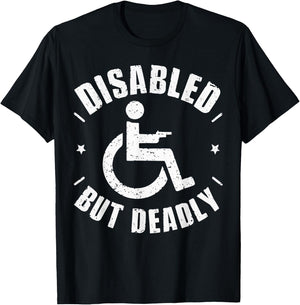 Disabled Veteran Handicap Military Soldier Veterans Day T-Shirt - T-Shirt | Black