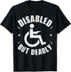 Disabled Veteran Handicap Military Soldier Veterans Day T-Shirt - T-Shirt | Black