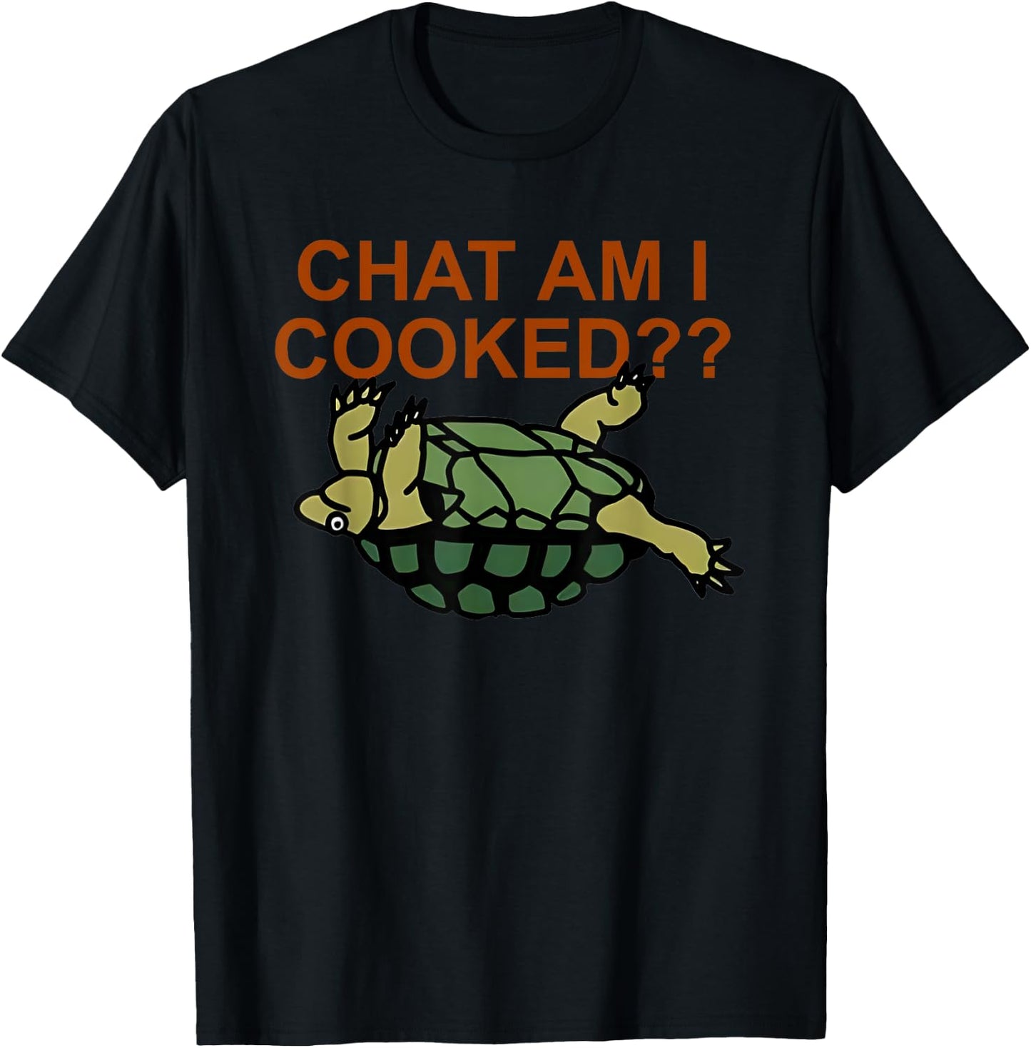 Chat Am I Cooked Funny Women T-Shirt - T-Shirt | Black
