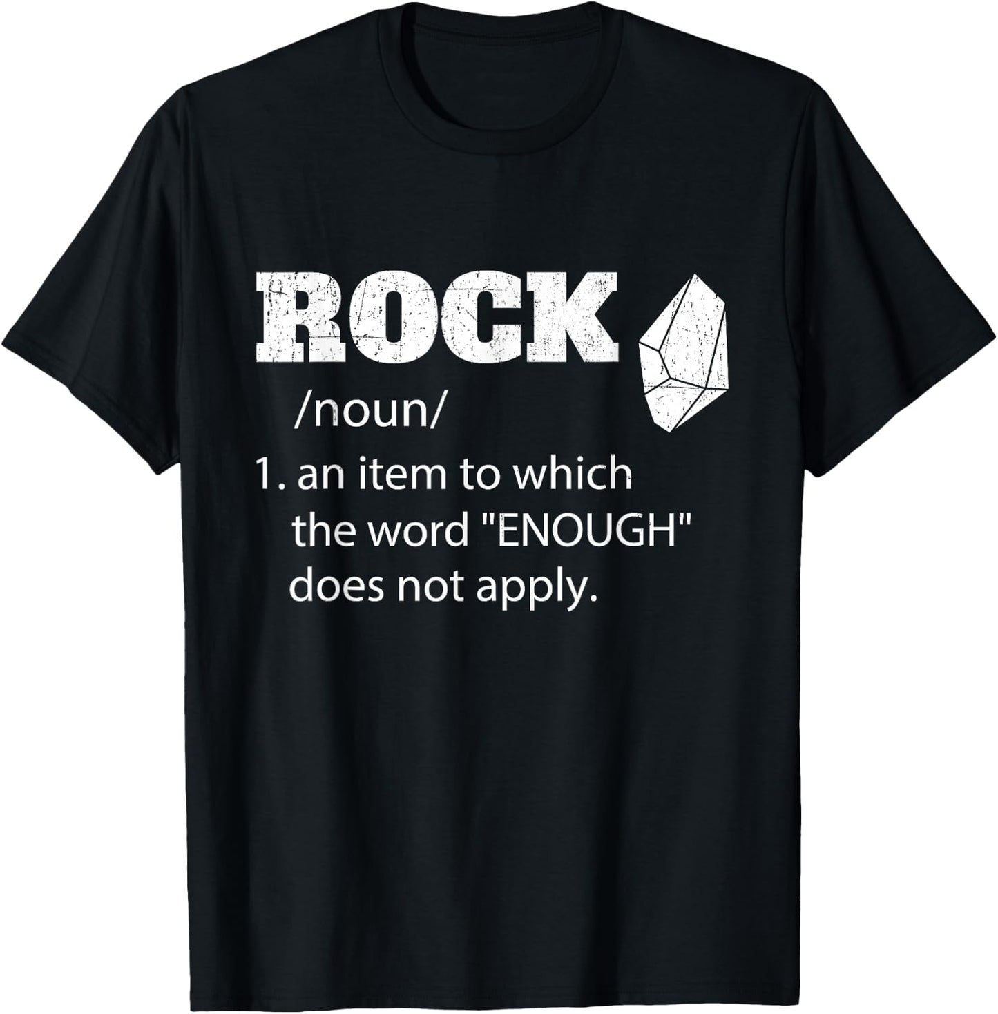Rock Definition - Rock Collector Geode Hunter Geology T-Shirt - T-Shirt | Black