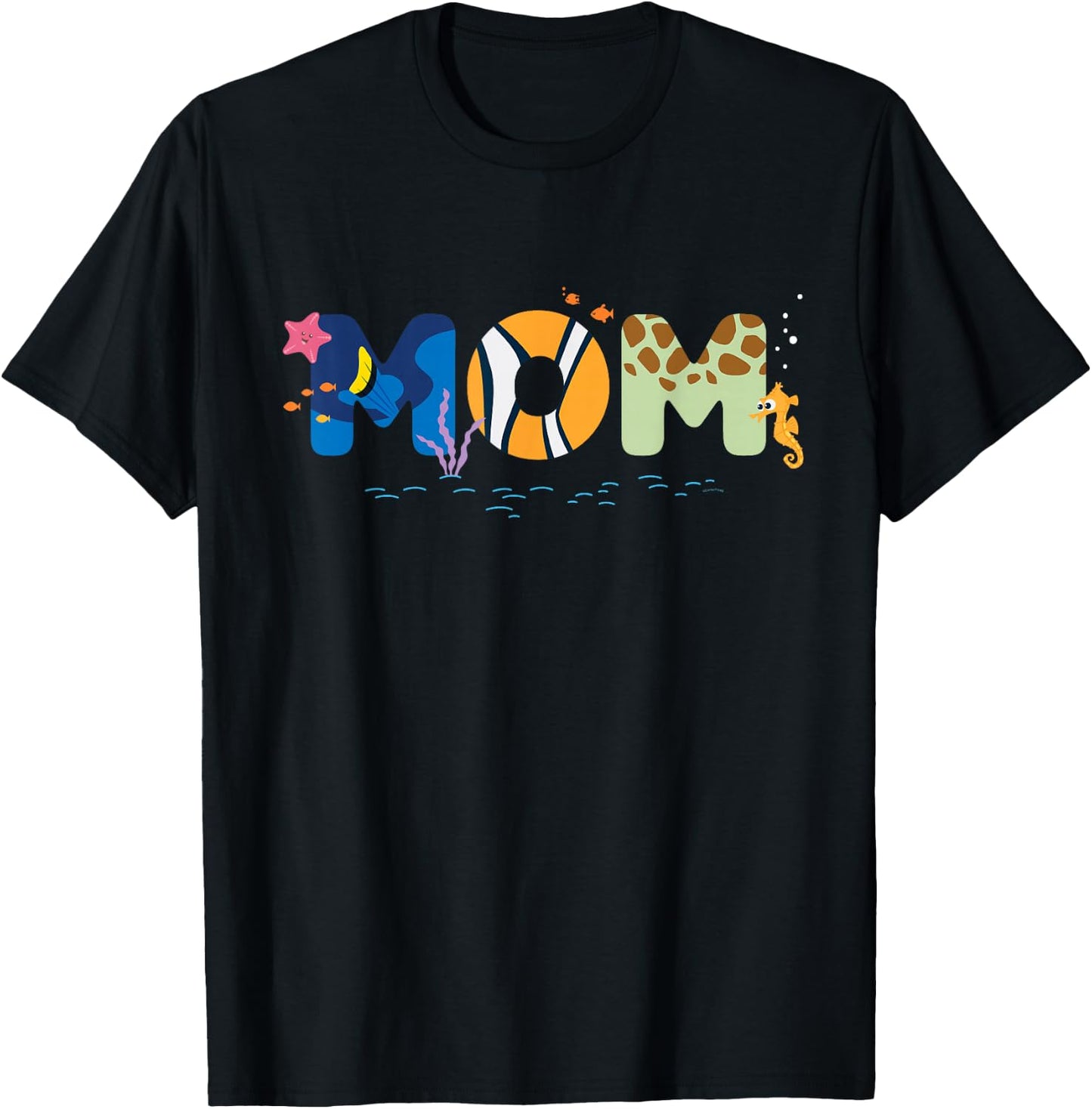 Disney and Pixar’s Finding Nemo Mom Mother’s Day Birthday T-Shirt - T-Shirt | Black
