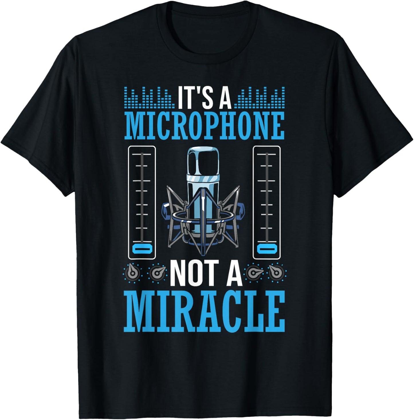 Recording Engineer Audio Church Sound Tech Church Sound Guy T-Shirt - T-Shirt | Black