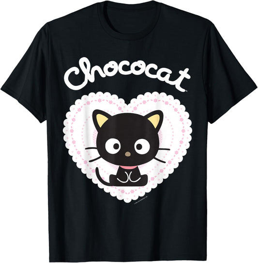Chococat Sweet Valentine Shirt T-Shirt - T-Shirt | Black