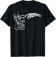 Cute Dog Skeleton Hand Boop Halloween Women Girls Kids T-Shirt - T-Shirt | Black