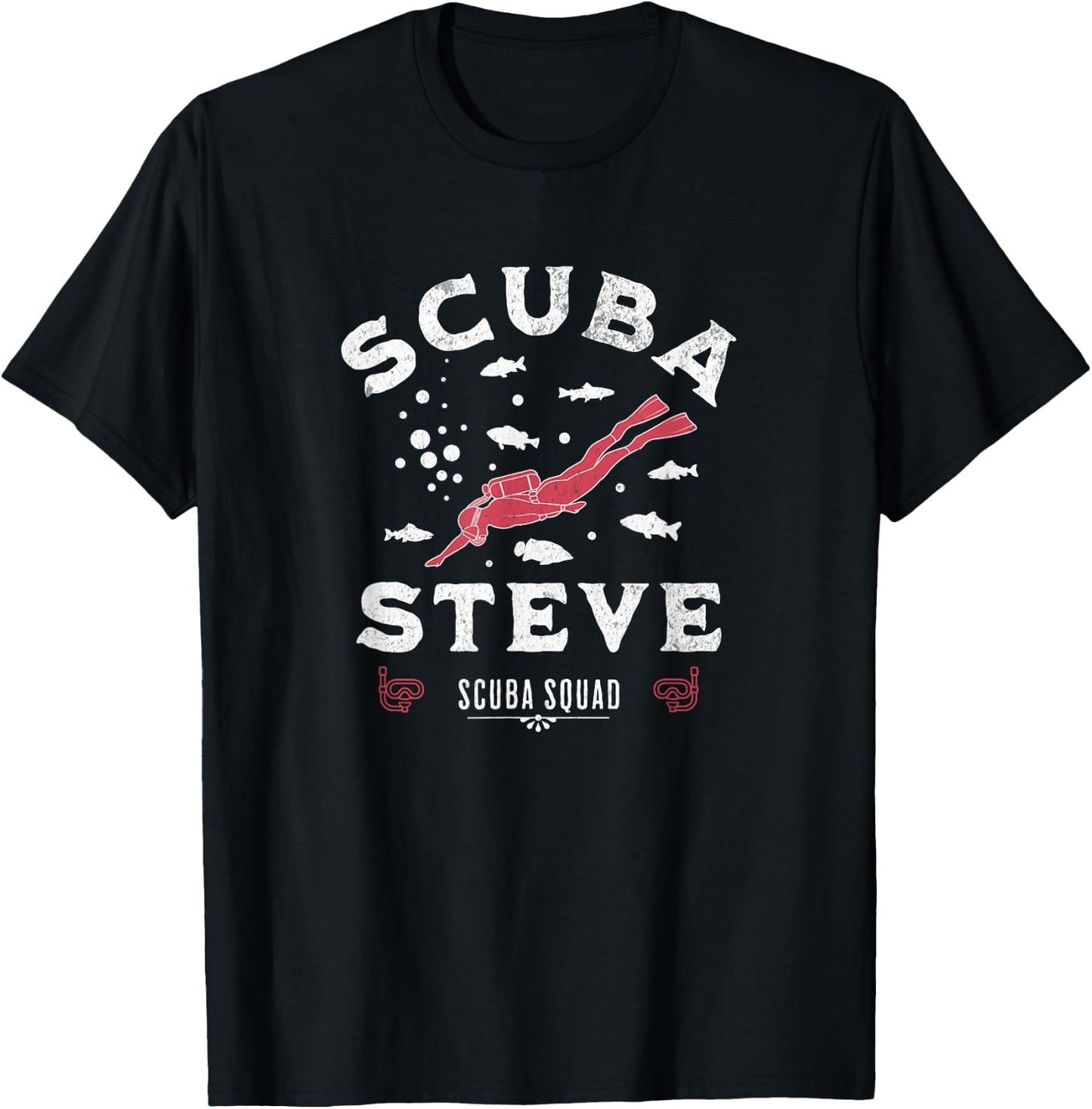 Scuba Steve's Scuba Squad T-Shirt - T-Shirt | Black