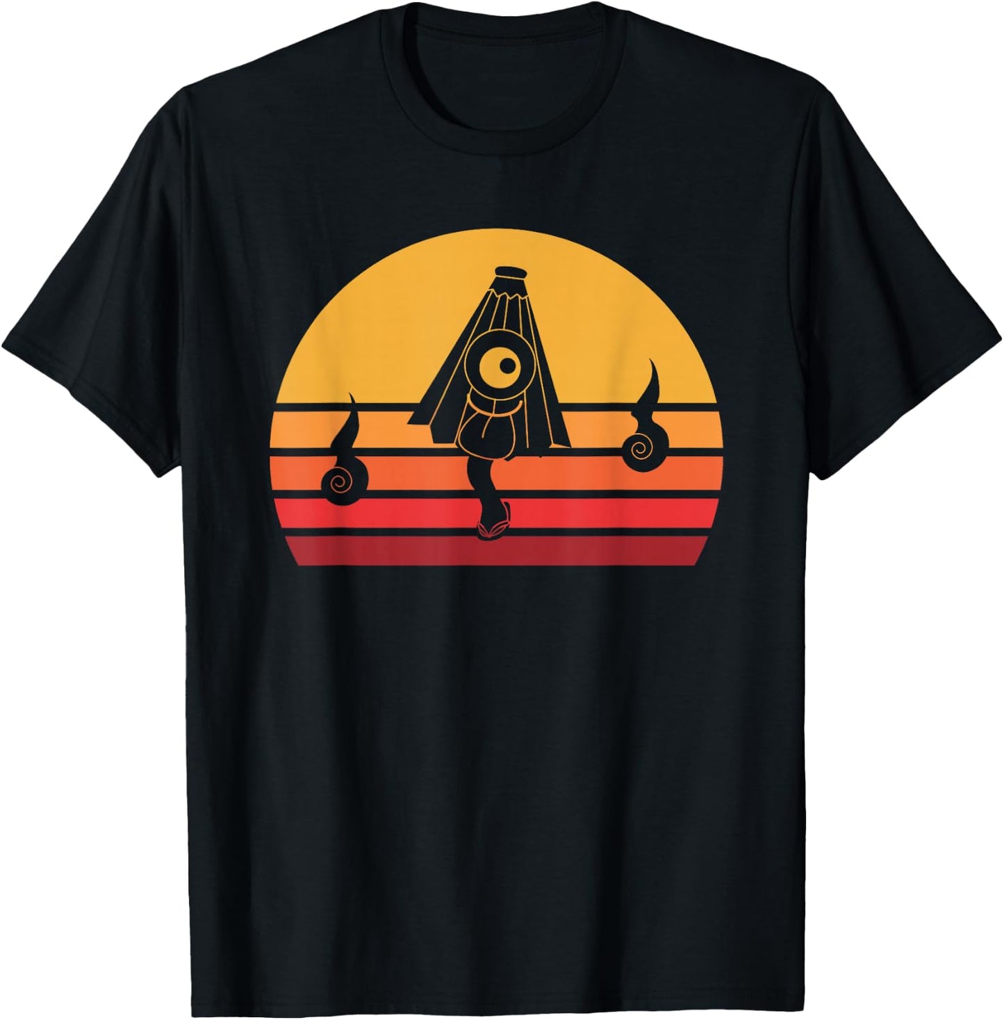 Yokai Umbrella Karakasa Japanese Ghost T-Shirt - T-Shirt | Black