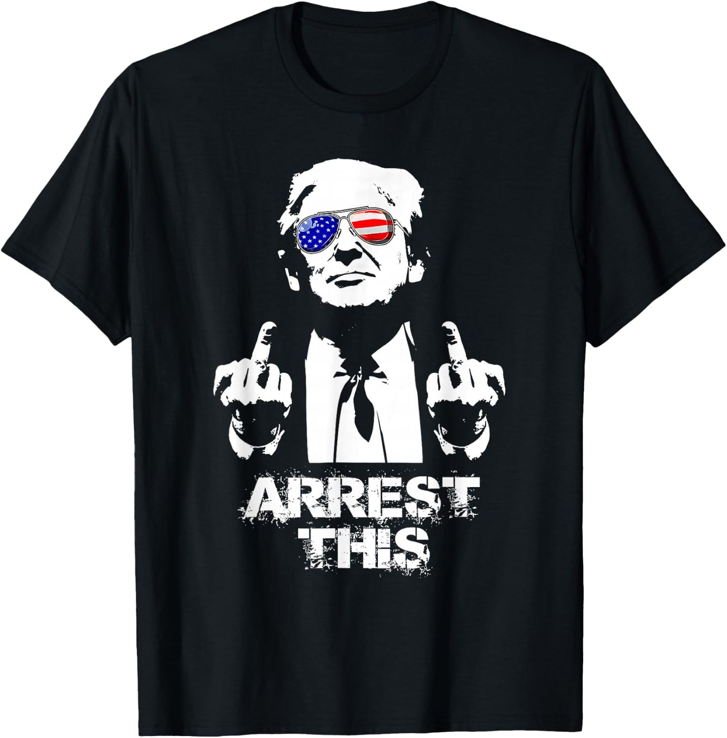 Trump Arrest This T-Shirt - T-Shirt | Black