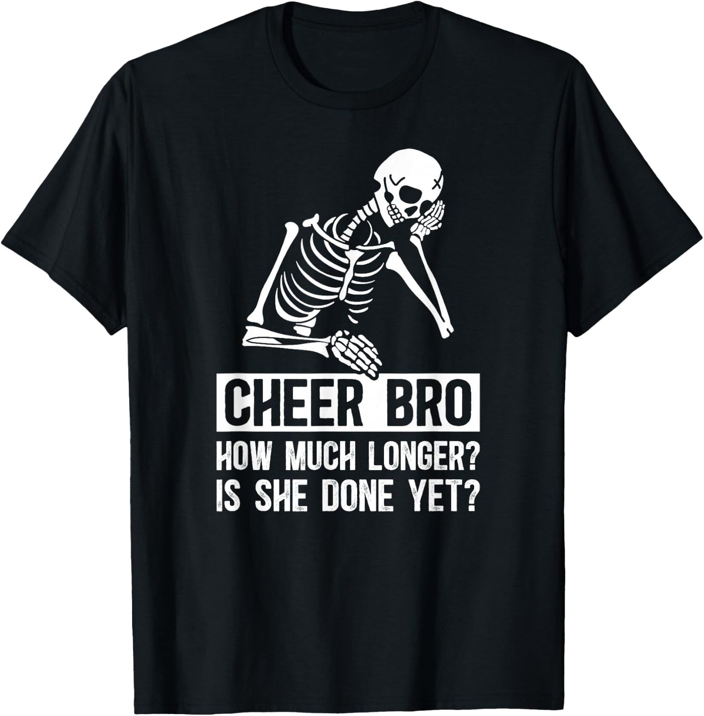 Cheer Brother Funny Cheerleader Brother Cheerleading Brother T-Shirt - T-Shirt | Black