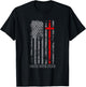 Faith Over Fears Cool Christian Cross Gym American USA Flag T-Shirt - T-Shirt | Black