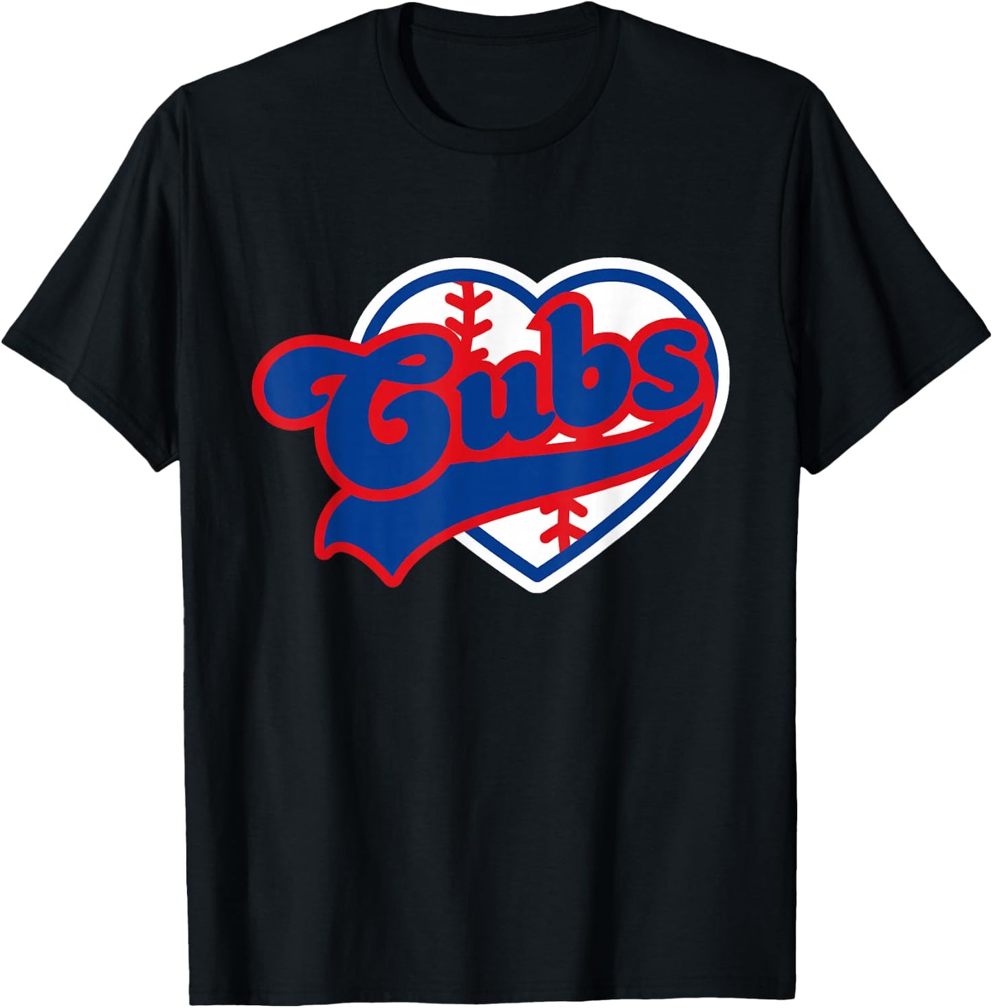 Retro Cubs Last Name Personalized Apparel Cubs Lover Men T-Shirt - T-Shirt | Black