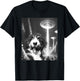 Funny Bernedoodle Alien UFO Taking a Selfie Dog Mom Dad Men Women Kids T-Shirt - T-Shirt | Black
