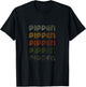 Love Heart Pippen Grunge Vintage Style Black Pippen T-Shirt - T-Shirt | Black