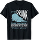 I'm Not Drunk I Have Parkinson's Okay Maybe Drunk Drinking T-Shirt - T-Shirt | Black