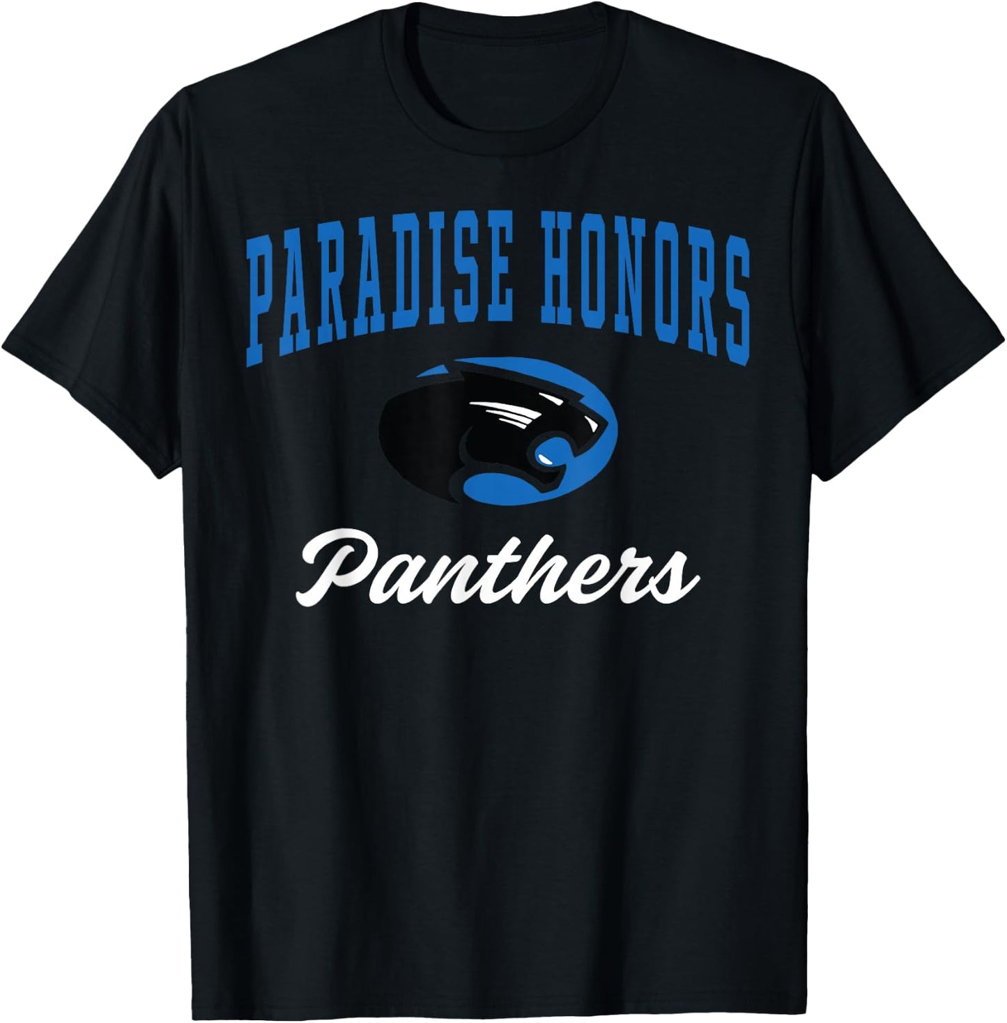 Paradise Honors High School Panthers C3 T-Shirt - T-Shirt | Black