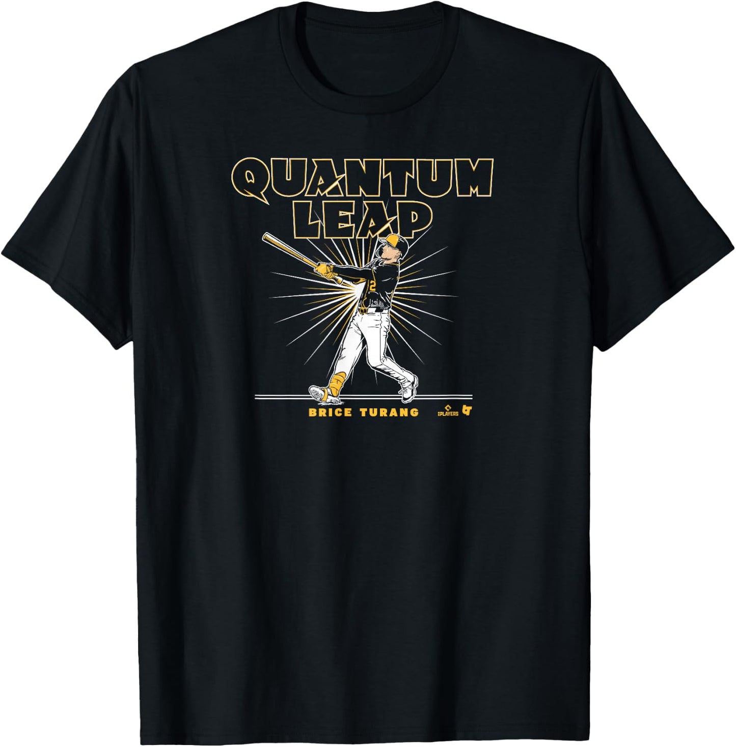 Brice Turang - Quantum Leap - Milwaukee Baseball T-Shirt - T-Shirt | Black