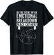 In The Event Of An Emotional Breakdown Place Cat Here Men Women T-Shirt - T-Shirt | Black