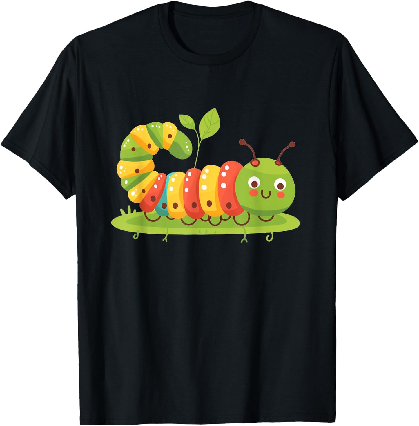 Funny multicolor Caterpillar Costume T-Shirt - T-Shirt | Black