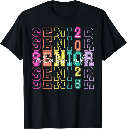 Class of 2025 Senior 2025 Graduation 2025 Back To School T-Shirt - T-Shirt | Black