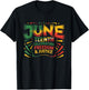 Juneteenth Celebrating Black Freedom & Justice T-Shirt - T-Shirt | Black