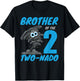 Brother of The Two-Nado Storm TorNado 2nd Two Birthday Boy T-Shirt - T-Shirt | Black