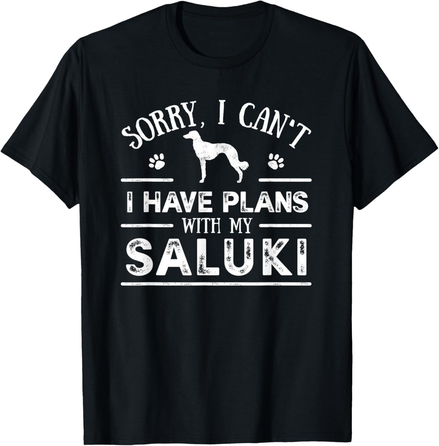 Funny Saluki - Funny Dog Owner Gift Women T-Shirt - T-Shirt | Black