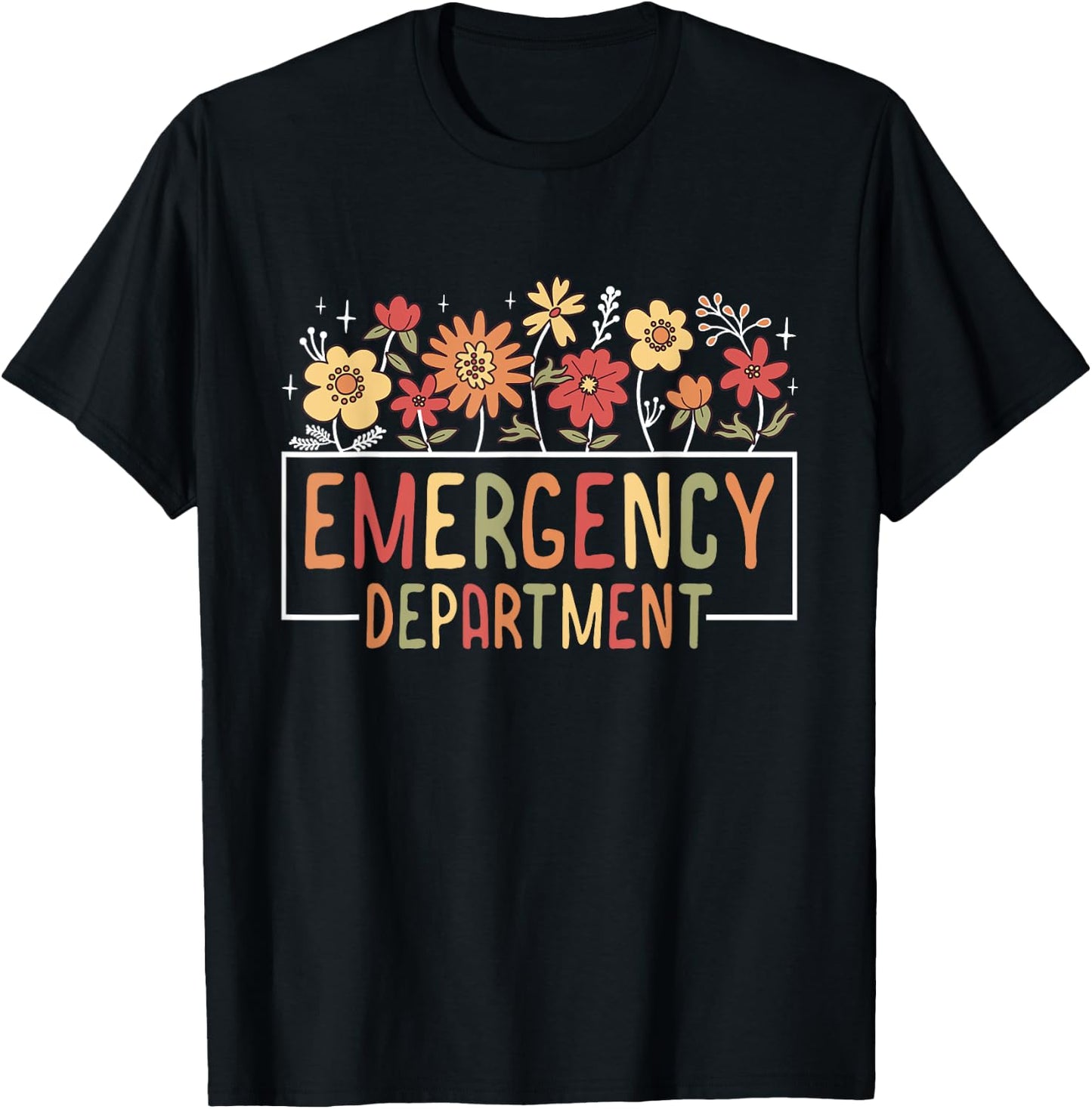 Emergency Department Emergency Room Healthcare Nursing T-Shirt - T-Shirt | Black