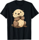 Cute Sea Otter T-Shirt - T-Shirt | Black