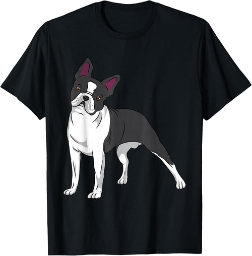 Dog Boston Terrier Puppy Black White Breed Canine Lover