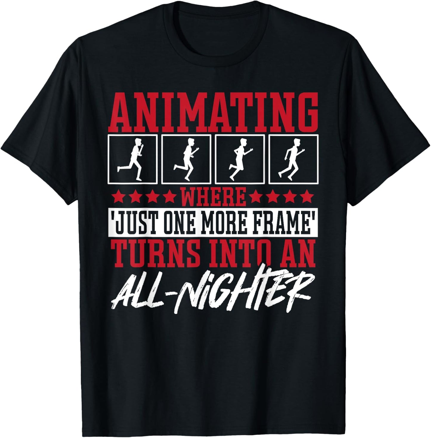 Animation Cartoon Artist 3D Modeling 3D Animation Fan T-Shirt - T-Shirt | Black