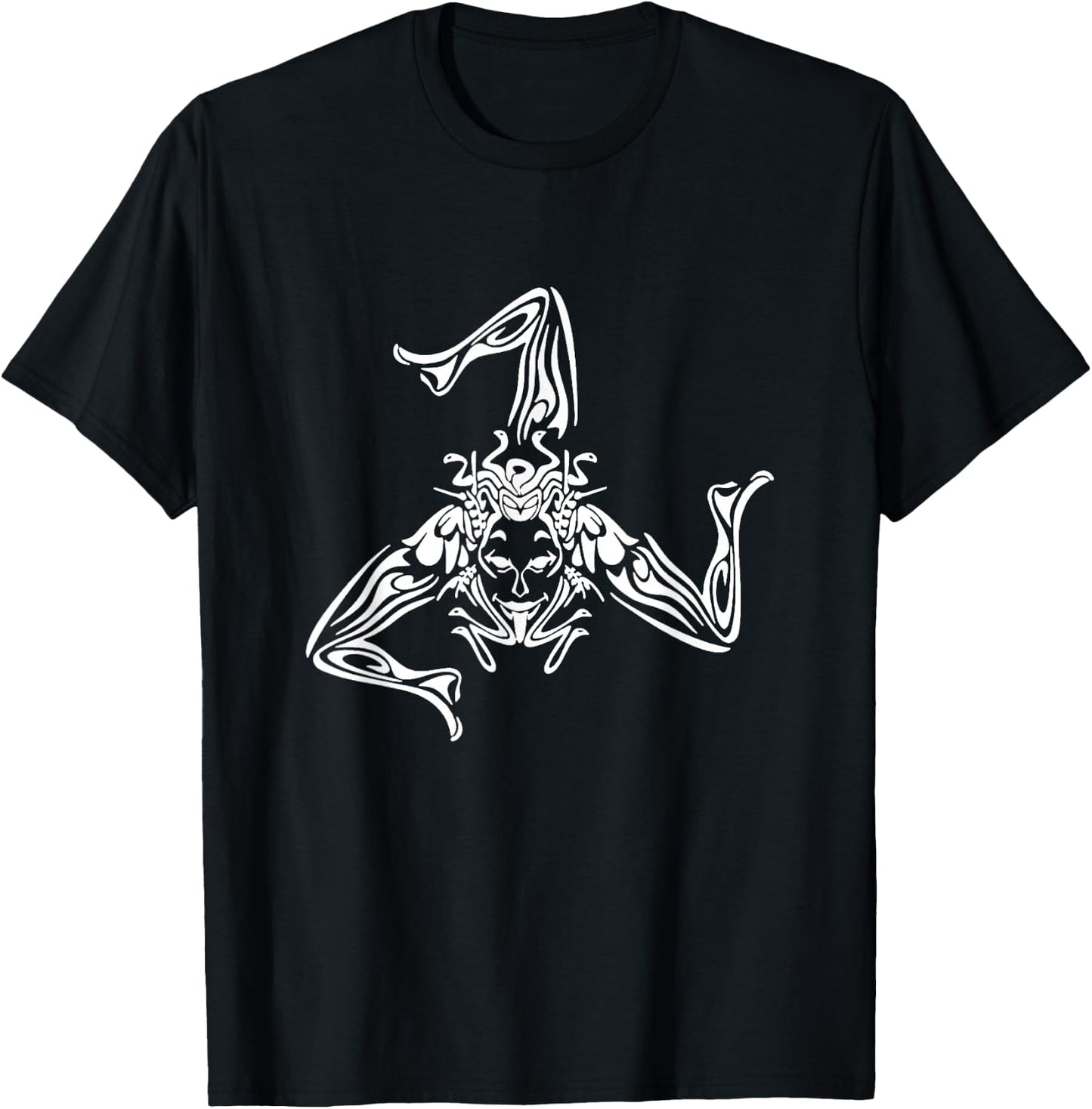 Sicilia Flag Sicily Palermo Italy T-Shirt - T-Shirt | Black