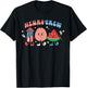 Retro Neuro Crew 4th of July Nurse Brain Neurology Nursing T-Shirt - T-Shirt | Black