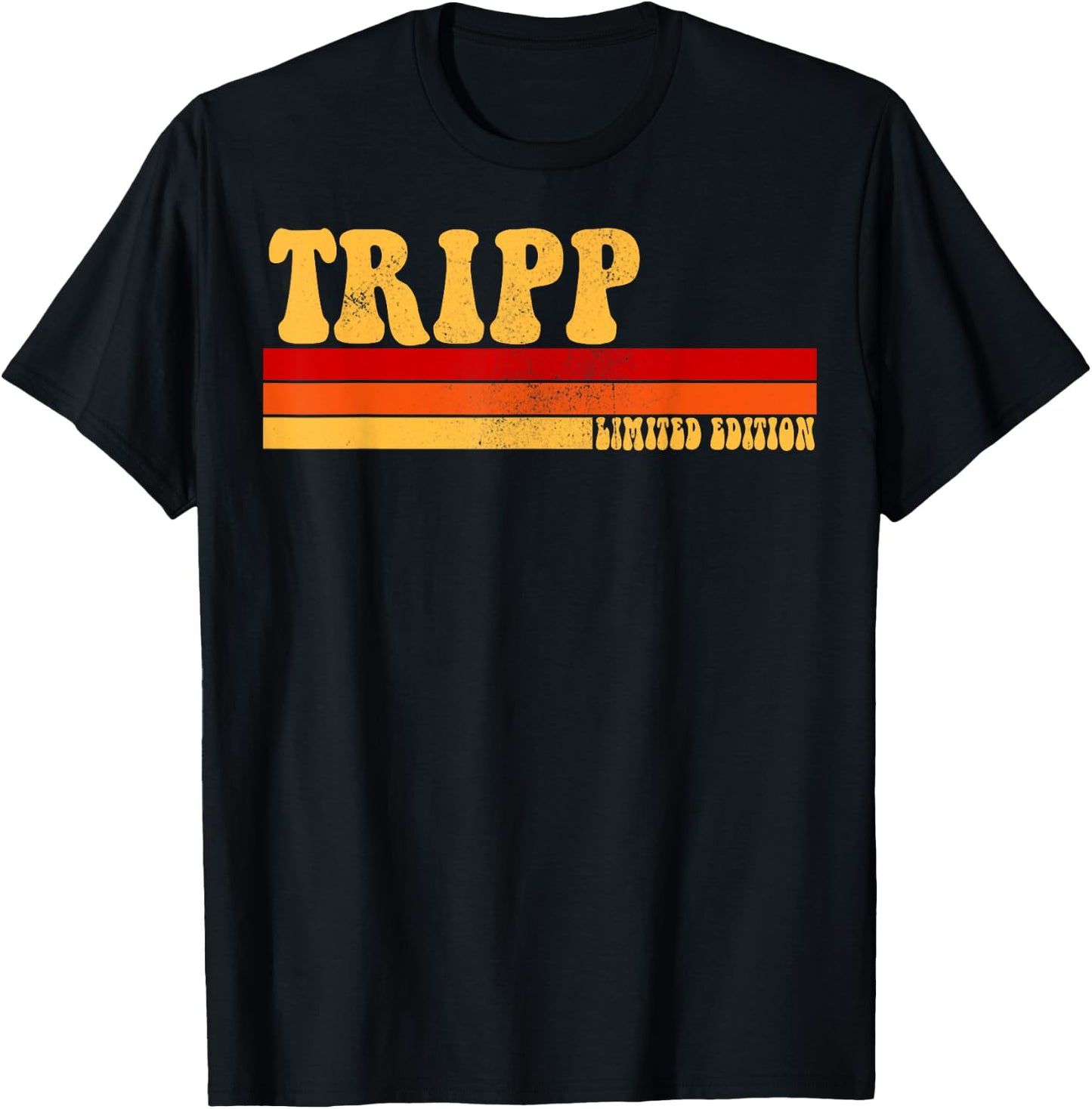TRIPP Name Personalized Idea Men Retro Vintage TRIPP T-Shirt - T-Shirt | Black