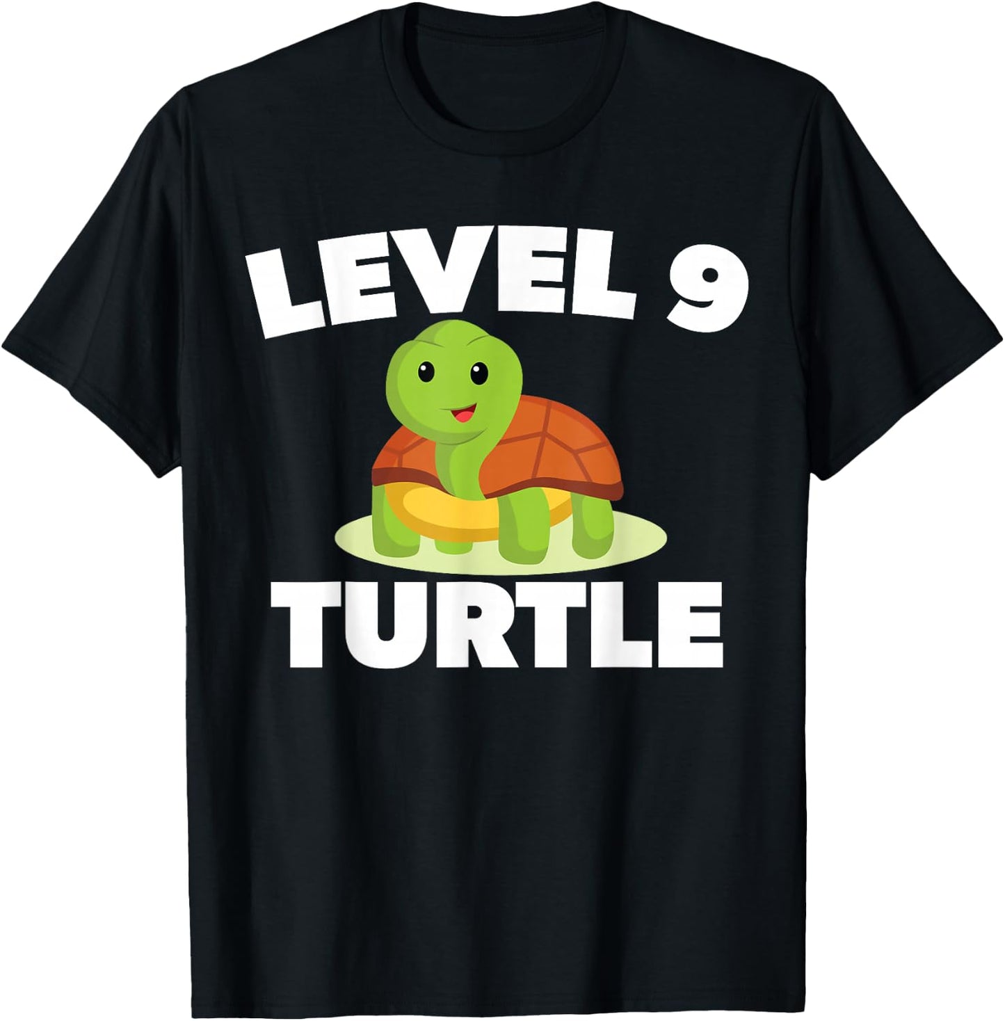Funny Level 9 Turtle Meme T-Shirt - T-Shirt | Black