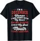 I'm An December Women Queen Born In December T-Shirt - T-Shirt | Black