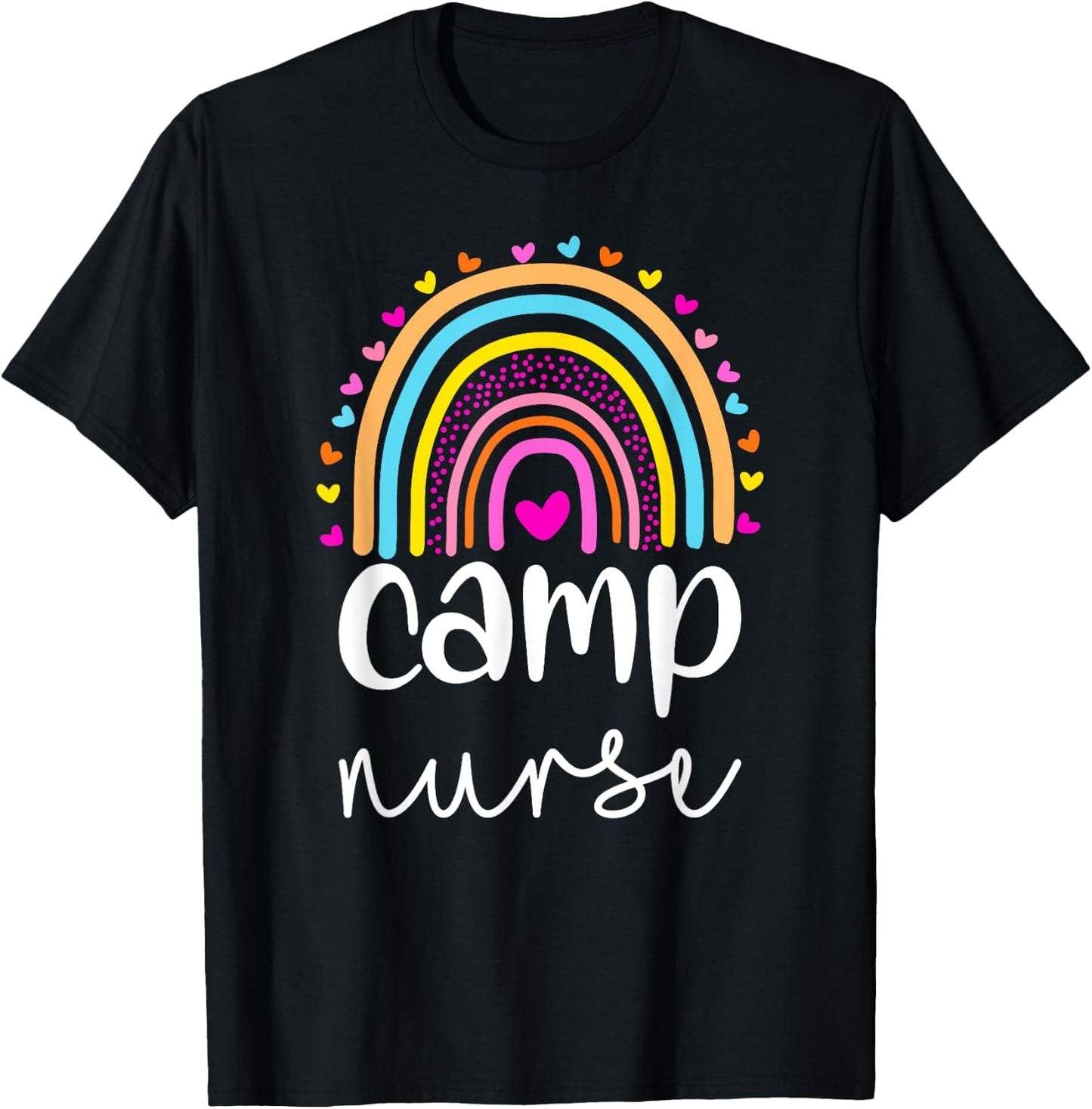 Camp Nurse Camp Nurse Nurses Day T-Shirt - T-Shirt | Black