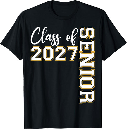 Senior Class of 2027 Graduation T-Shirt - T-Shirt | Black