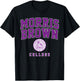 Morris Brown College Arch Vintage Sports Design Men Women T-Shirt - T-Shirt | Black