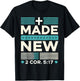 Made New Baptism Shirt Christian Shirts For Youth Baptized T-Shirt - T-Shirt | Black