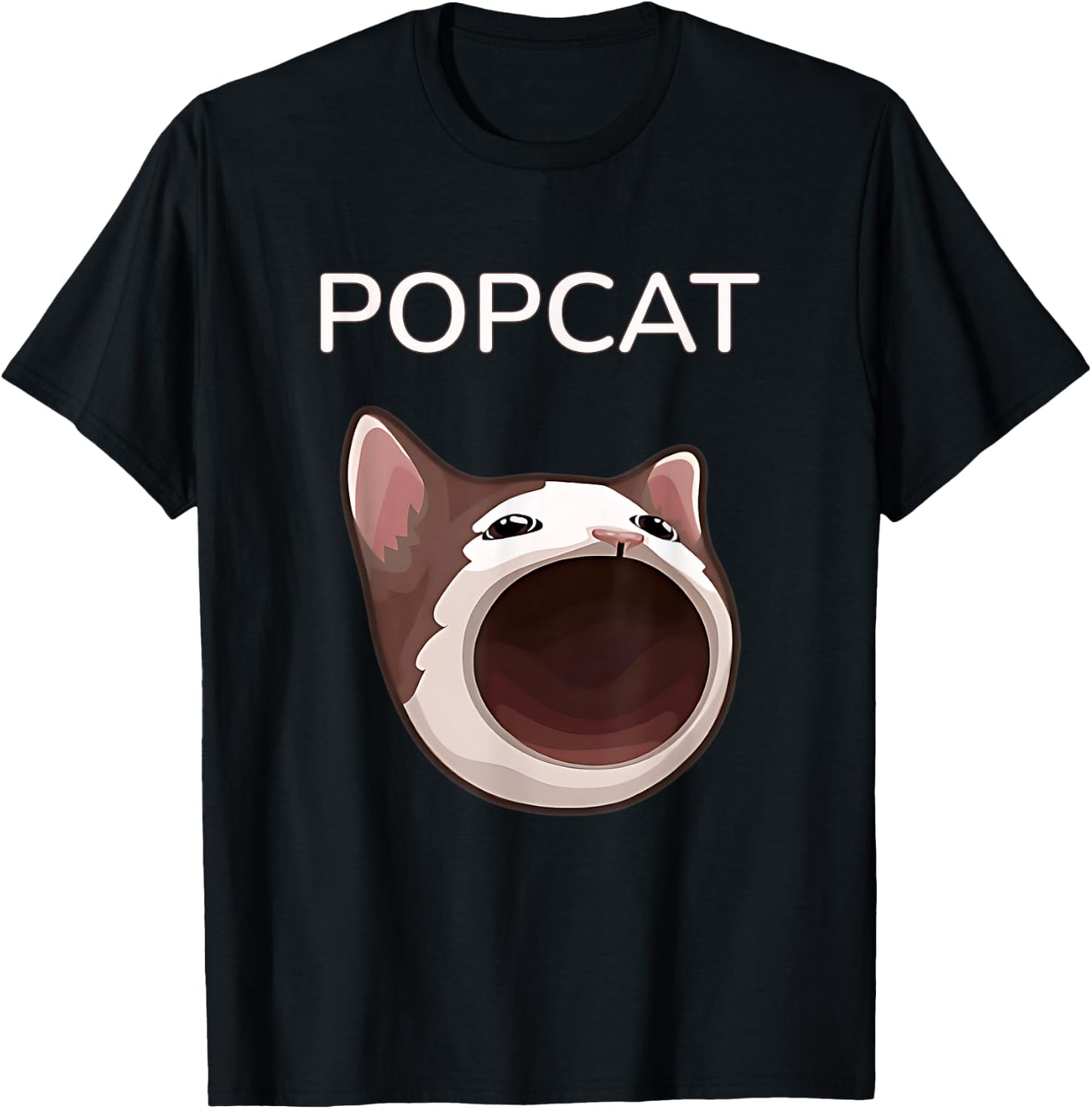 Popcat Meme Coin - Strengthening the Solana Community T-Shirt - T-Shirt | Black