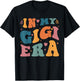 In My Gigi Era Mom Baby Announcement for Grandma Mothers Day , Small, Black T-Shirt - T-Shirt | Black