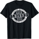 Legend Since 2000, Rustic Style Born In 2000 Birthday Gifts T-Shirt - T-Shirt | Black
