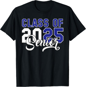 Class of 2025 Senior 2025 Graduation 25 Back To School T-Shirt - T-Shirt | Black