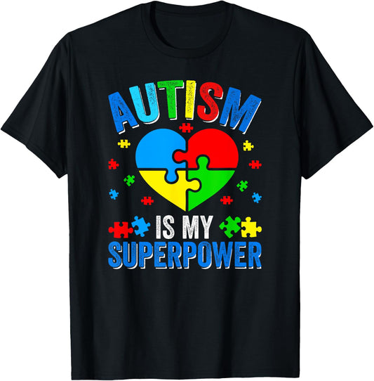 Autism Awareness T-Shirt - T-Shirt | Black