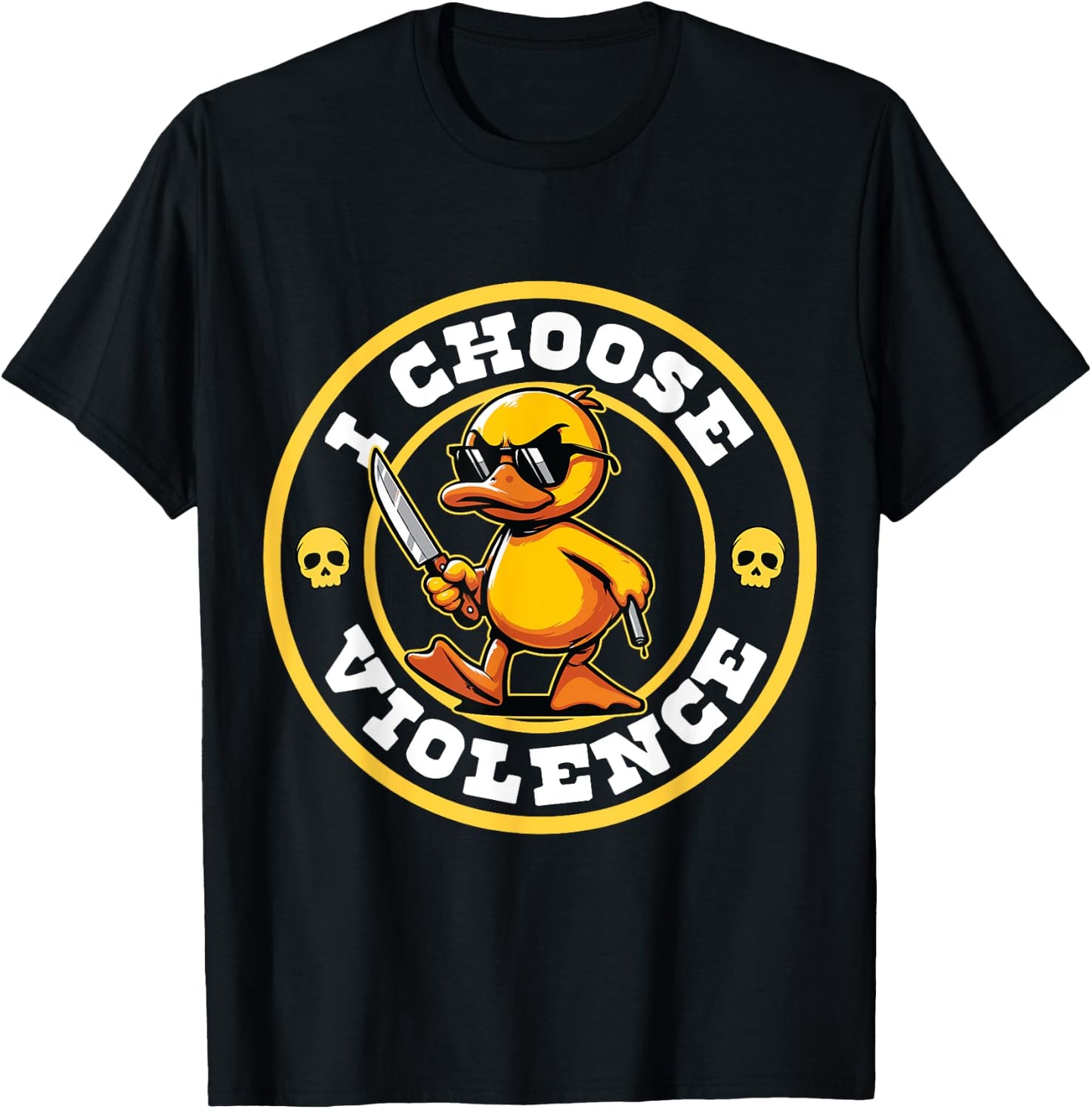 Duck Lover Art Men Women Boys Girls Rubber Duck Funny Ducks T-Shirt - T-Shirt | Black