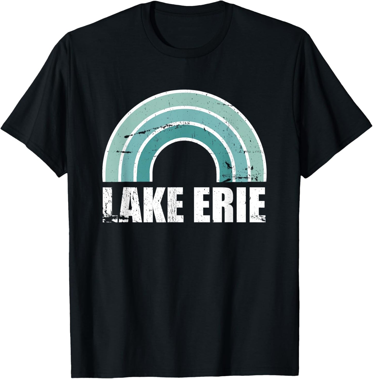 Lake Erie Michigan Family Vacation T-Shirt - T-Shirt | Black