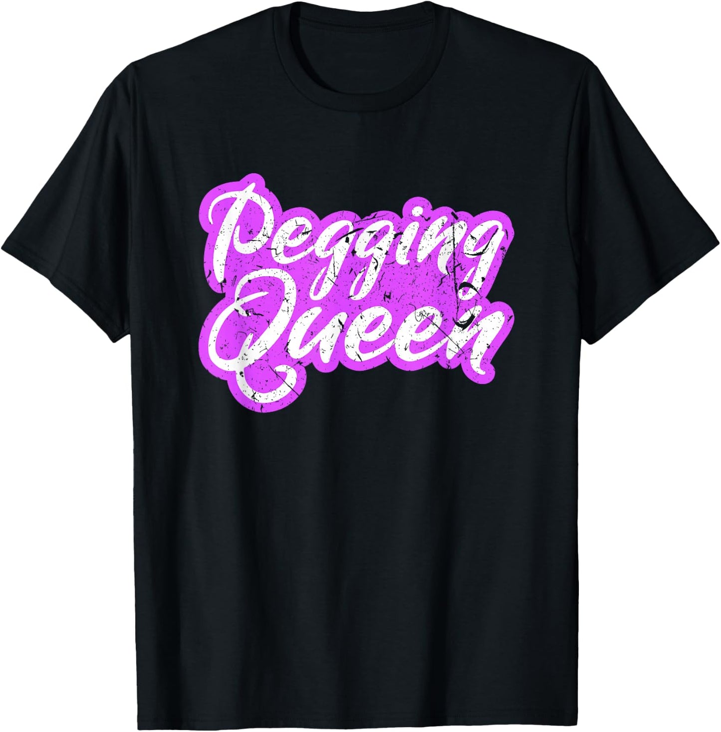 Pegging Queen Dominatrix Mistress BDSM Cuck Submissive T-Shirt - T-Shirt | Black