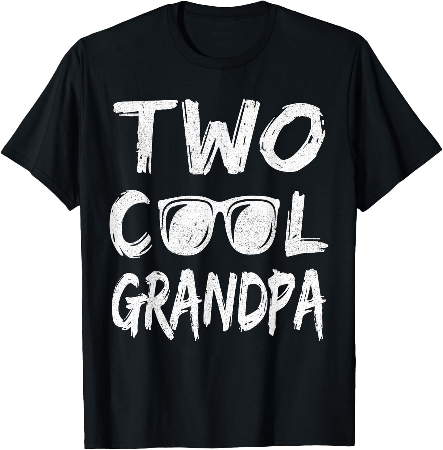 Grandpa Of The Birthday Boy Two Cool 2nd Bday Family T-Shirt - T-Shirt | Black