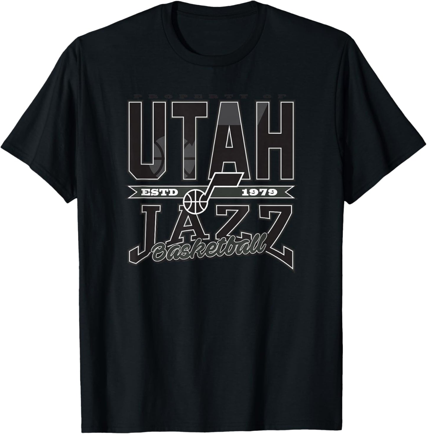 NBA Utah Jazz Nonstop Action T-Shirt - T-Shirt | Black