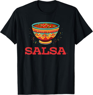 Salsa & Chips Matching Couple Halloween Costume T-Shirt - T-Shirt | Black
