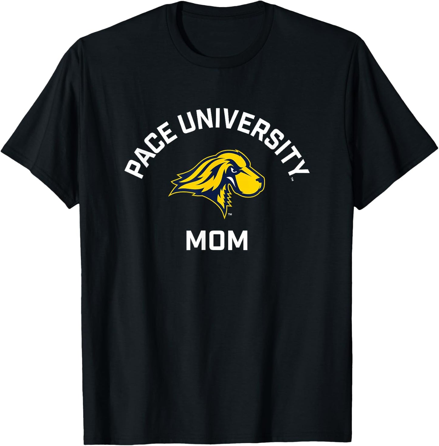 Pace University Setters Arched Mom T-Shirt - T-Shirt | Black